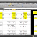 Hoja de cálculo excel para determinar capacidad portante de suelos
