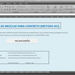 Plantilla excel para diseño de mezclas de concreto