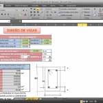 Hoja de calculo excel para diseño de secciones de vigas