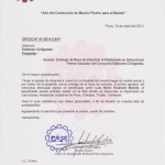 Ya salio la primera beca para Diplomado en Estructuras
