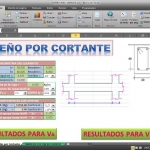 Hoja de cálculo Excel para diseño de Vigas por cortante