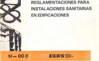 Reglamento de Diseño y Construcción de Instalaciones Sanitarias en Edificaciones. República Dominicana