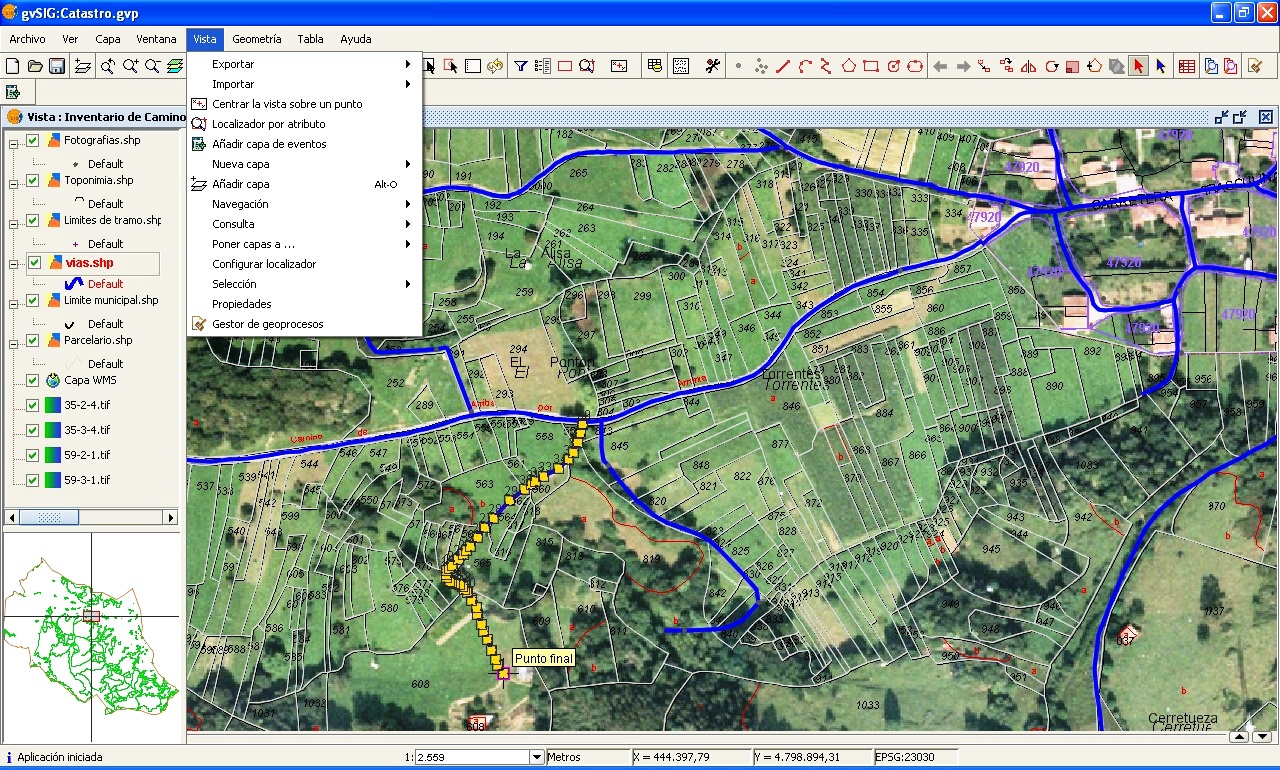 Alternativa a ArcGIS, GvSIG (Software libre)