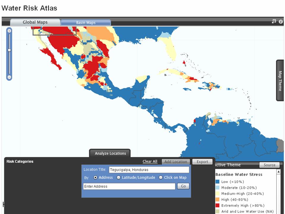 Mapa de Riesgo Futuro por Agua (2025-2050)