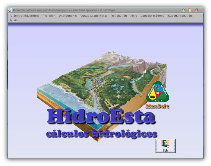 HidroEsta, software para cálculos hidrológicos