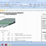 Hoja de excel para diseño de losa compuesta 