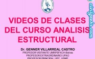 VIDEOS DE CLASES DEL CURSO "ANÁLISIS ESTRUCTURAL" (UPAO)