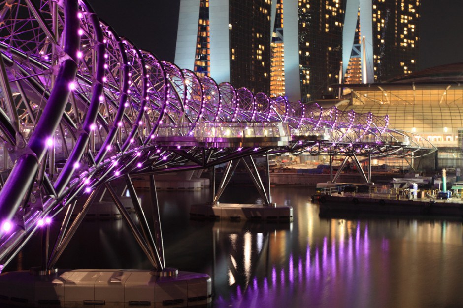 Helix Bridge, Singapur.