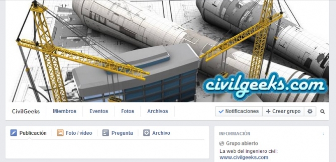 Grupo en Facebook de CivilGeeks