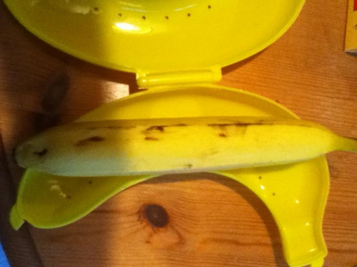 La idea está bien, pero este plátano es rebelde