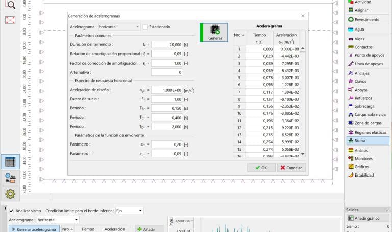 Generación de acelerograma con GEO5