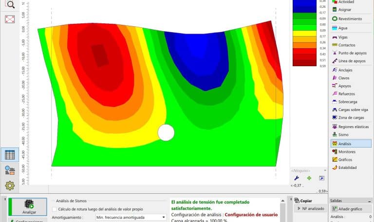 trabajando con GEO5 MEF Sismo